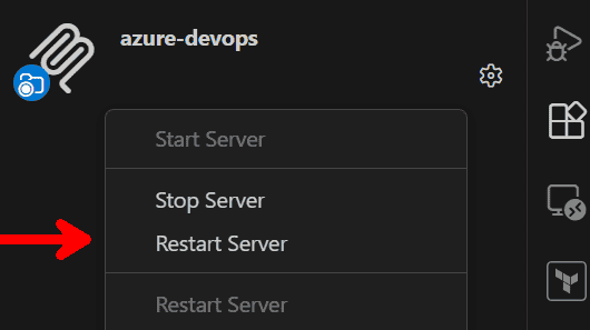 starting and stopping MCP servers